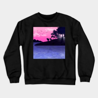 Opulent Sunset Crewneck Sweatshirt